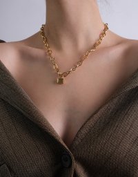 Цепь с миниатюрным замочком